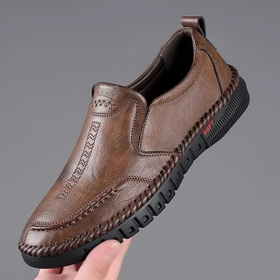 Business Casual Leather Shoes Daily Breathable Men's | SAMAG
