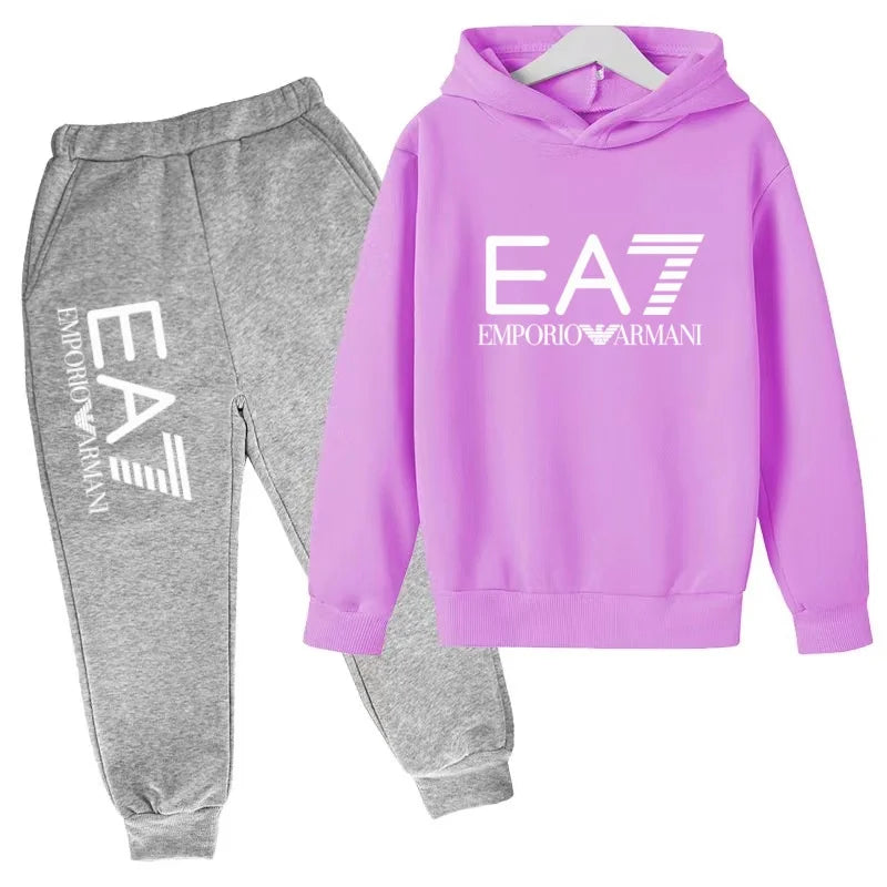 Kids Autumn Winter Hoodie Boy Girl 3-12Yrs Letter Print | SAMAG