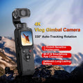4K Pocket Action Camera Touch Screen Stabilization Sport BodyCam Portable Small Video Recorder Digital Vlog Camera for YouTube