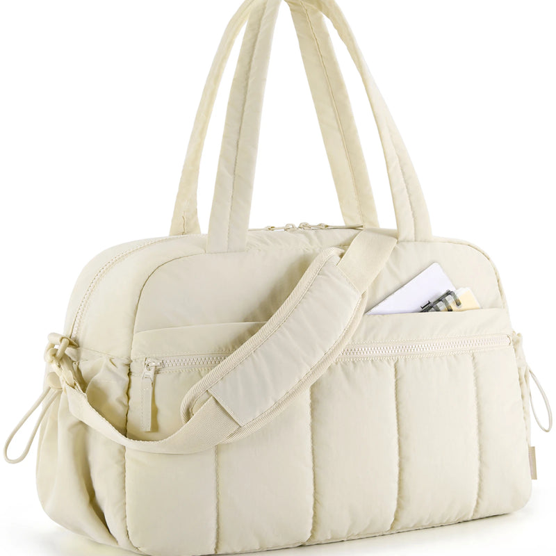 BAGSMART Travel Duffel Bag Gym Bag for Women with Wet Pocket Carry on Weekender Shoulder Boston bag Waterproof Beach bags