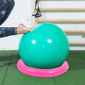Yoga Ball Base Ring Anti-Burst PVC Design Stable Fixation Stand for Home Gym Office Exercise Ball Holder Floor Stability