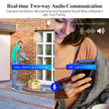 Techage H.265 8MP 36CH Dual Lens POE Camera Kit Humanoid Auto Traking Smart AI 8X Zoom PTZ POE Survillance Kit E-mail Alert P2P