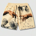 New Men's Summer Shorts Loose Luxury 3D Printing Casual | SAMAG