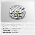 New 1963 40mm Mens Pilot Automatic Mechanical Watch Seagull ST17 Sapphire Crystal Waterproof Retro Style
