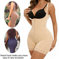 Body Shapewear Bodysuit for Women Abdomen Control Zipper Crotch Reducing and Shaping Girdles Postpartum Body Shaper Bodysuit
