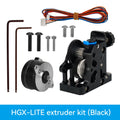 HGX LITE Extruder Dual Gear Extruder Hard Steel Reduction Gear High Speed Motor 3D Printer Parts for CR10 CR 10S Ender3 V2 VORON