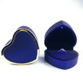 Led Jewelry Ring Box With Llight Luxury Crown Earrings Pendant Storage Display Proposal Wedding Gift Box Jewelry Organizer Box