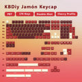 KBDiy GMK Blue Samurai Keycap Cherry Profile Double Shot PBT ISO Keycaps For Gamer Mechanical Keyboard Kit Gaming Point Key Cap