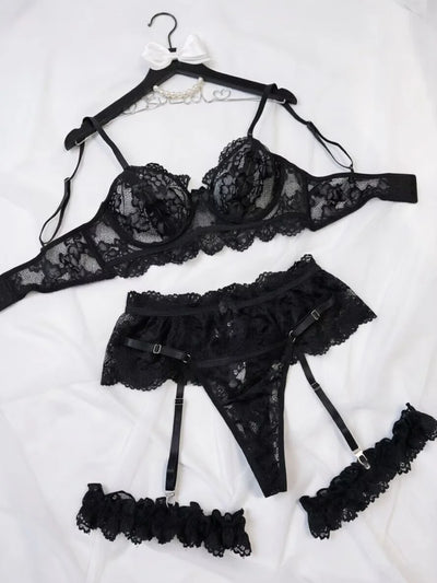 Lingerie Set Transparent Bra Hot Erotic Sexy Costumes | SAMAG
