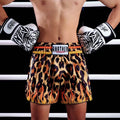 TopFight 2026 Large XXXL Leopard Pattern Boxing Shorts High Waist Muay Thai Pants for Men Women