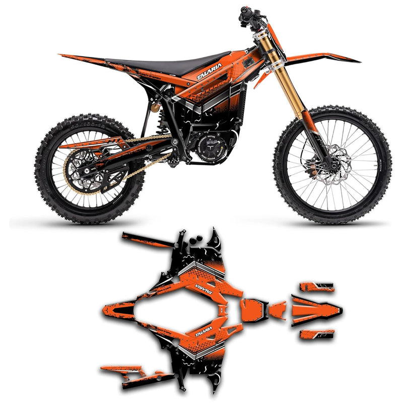 Electric Dirt bike Talaria Komodo Graphics thickened crystal plate decal body cover imitation scratch protection stickers
