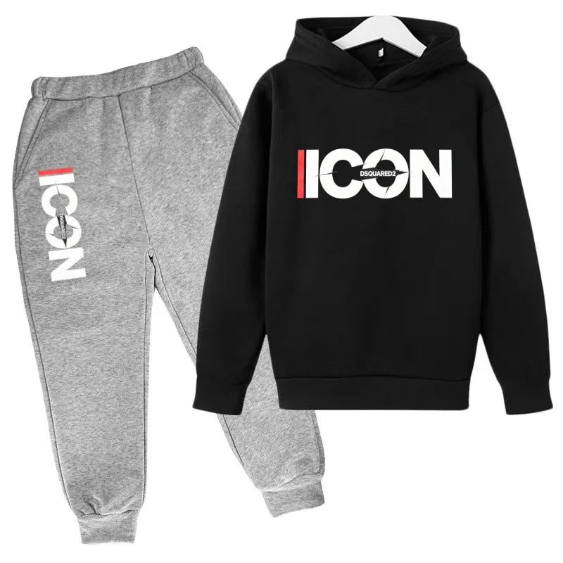 Children's Hooded Sweatshirt with Letters - 3-13 Years | SAMAG
