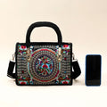 Women Shoulder Bag Handmade Embroidered Bohemia Handbag Retro Large Capacity Canvas Shopping Tote Travel Messenger Boston Bags
