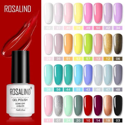 ROSALIND Gel Polish Manicure for Nails Semi Permanent | SAMAG