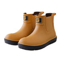 New Mens Rain Boots Outdoor Short Tube Sports Shoes Fishing Nonslip Work Garden Rubber Shoes Water Kitchen Ankle Shoes Keep Warm