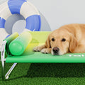 Stainless Steel Dog Bed Washable Elevated Dog Bed Pet Furniture Long-Lasting Cooling for Large Dogs
