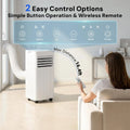 8000 BTU 4-in-1 Portable AC, Cool, Fan, Dehumidifier & Sleep Mode for 360 Sq.Ft, Custom
