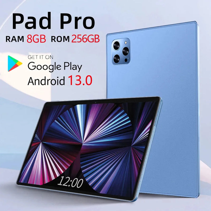 Original 10.1 Inch Android Tablets Octa Core 8GB RAM 256GB ROM Google Play 4G Network Tablet Pc 5G Dual SIM Dual WiFi Android 13