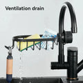 2Pcs/Kitchen Faucet Storage Rack, No - Drill Sponge Draining Multi - Functional - View 3 | SAMAG