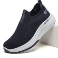 Desai Men's 2026 Autumn Hands-free Slip-on Walking Shoes Breathable Knit Comfort Sole For Daily Commute Office Casual Wear