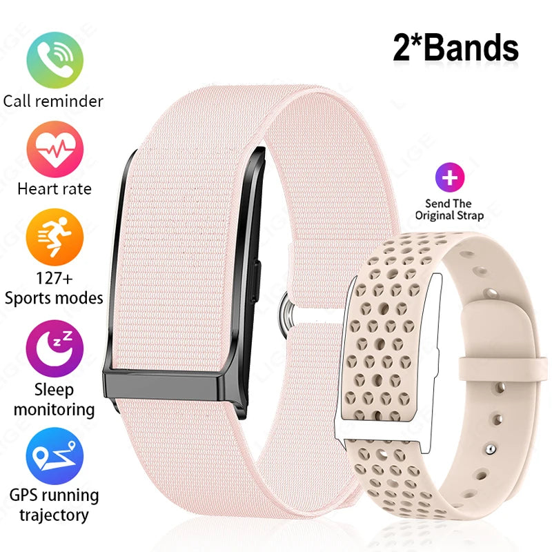 LIGE No Screen Smart Watch Men's Sports Outdoors Fitness Heart Rate Monitor 1ATM Waterproof New Smartwatch For Andrio IOS 2025
