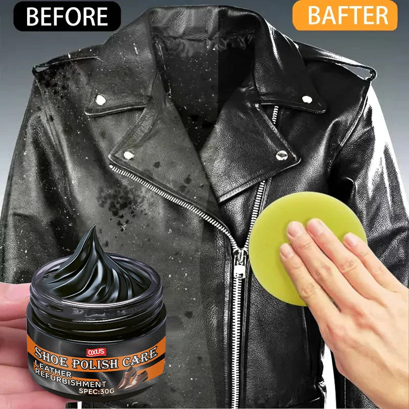 Multi-Purpose Care and Repair Cream - Deep Conditioning for Car Seats, Sofas, Jackets, Shoes, and Clothing: Enhances Shine