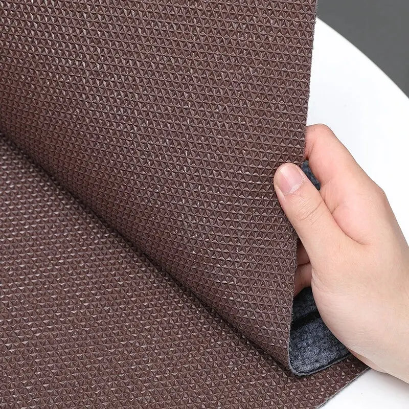 Modern Minimalist Square Floor Mat - Durable, Stain/Fade Resistant, Non-Slip Rubber Backing, Machine Washable for Indoor/Outdoor