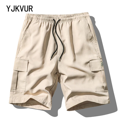Men's Summer New Cargo Shorts Loose Plus Size Drawstring | SAMAG