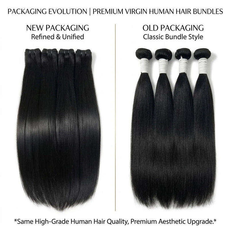 100% Raw Human Hair Weave Extensions 30 32 Inch Bone Straight Vietnamese Hair Bundles 16A Double Drawn Natural Black Color 3 4 Pcs Remy Hair Bundle For Women