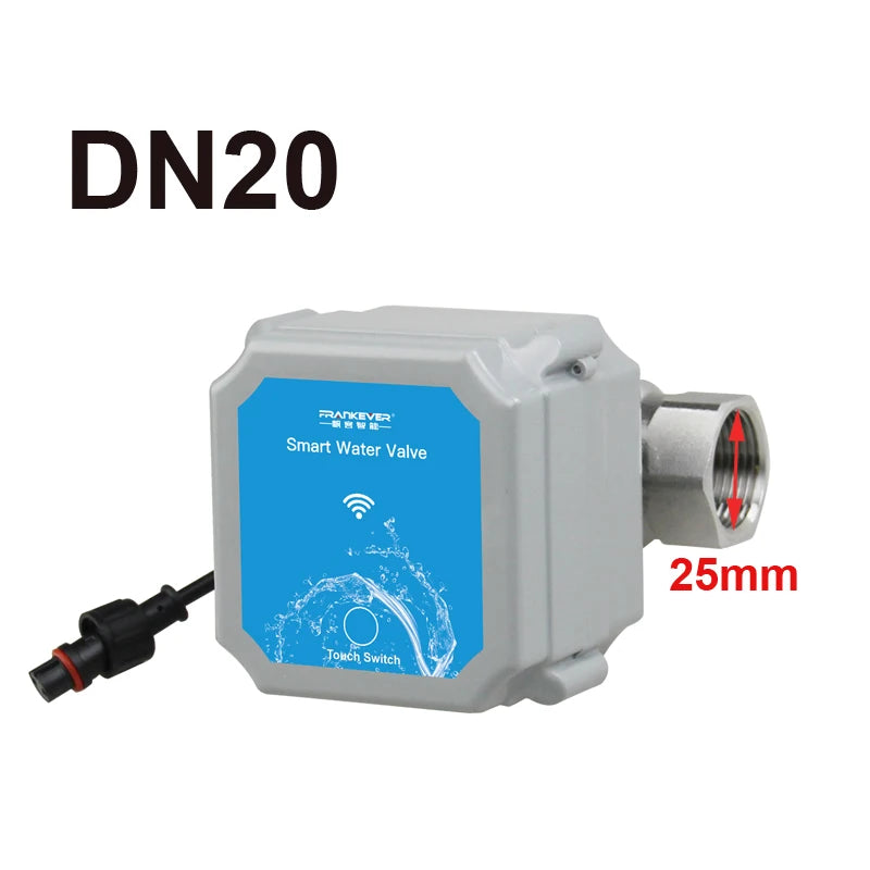 Tuya Wifi Water Valve Intelligent Shut off Open Rate 0% To 100% Garden Smart Life Faucet Automation Controller Voice Control