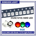 100pcs/lot 3528 1210 Diode SMD LED Diodes Kit Green RED WARM White ICE Blue Yellow Pink Purple-UV Orange rgb PLCC-2 High Quality