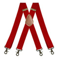 Deepeel 3.5*120cm Men's Adult Suspender X - Type Braces 4 Clips Hook Buckles Adjust Strap Elastic Belt for - Visuel 9 | SAMAG