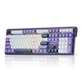 Redragon Wireless Gasket RGB Gaming 108 Keys Mechanical Keyboard,Hot-Swap South-Facing LED Socket,,Mint Mambo Switch