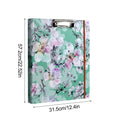 3 Ring Binder Portable 3Ring View Binder Non-Stick File Folders Letter Size Refillable Office Supplies with Divider School