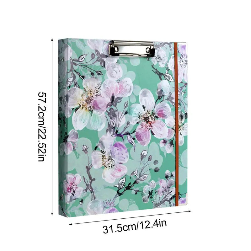 3 Ring Binder Portable 3Ring View Binder Non-Stick File Folders Letter Size Refillable Office Supplies with Divider School