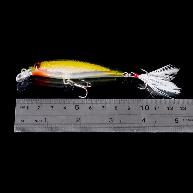 Laser Minnow Fishing Lure 10/ Artificial Bionic 9cm/7g | SAMAG