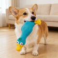 Bite Resistant Squeaky Dog Rubber Toy Latex Animal Shapes Chew Toy for Puppy Sound Making Pet Supplies