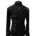 Mens Gothic Vest Costume Gothic Mens Polyester Breast Waistcoat Double Vest Victorian Waistcoat Tool