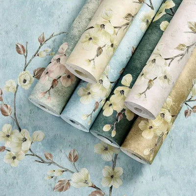 3D Fine Retro American Country Garden Wallpaper | SAMAG
