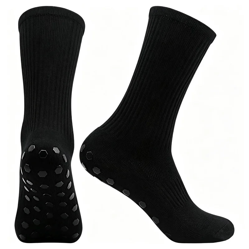 New solid color men's women's sports breathable socks mid | SAMAG