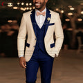 Suit Sets For Men Wedding Banquet Custom Groomsman Elegant Outfits Evening Dinner Male Blazer Vest Pants 3 - View 6 | SAMAG
