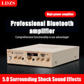 1000W Home Power Amplifier 5.0 Channel Bluetooth 5.0 Mini Hifi Digital Stereo Sound Amplifier Support FM USB SD Mic input