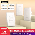 SONOFF M5 Matter WiFi Smart Wall Switch Smart Home Remote Control Works with Apple Home Alexa Google Assistant Alice