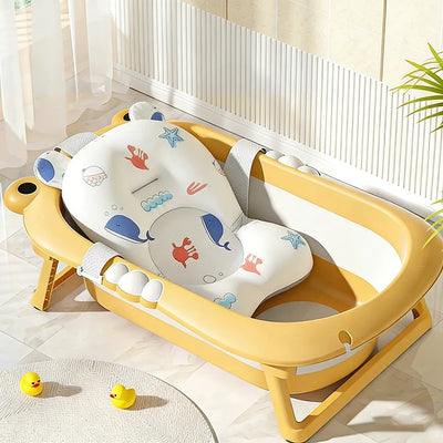 Baby Bath Seat Support Mat Infant Anti - Slip Soft Body | SAMAG