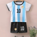 Two - Piece Summer Messi and Ronaldo Shirt 3d Printed - View 4 | SAMAG