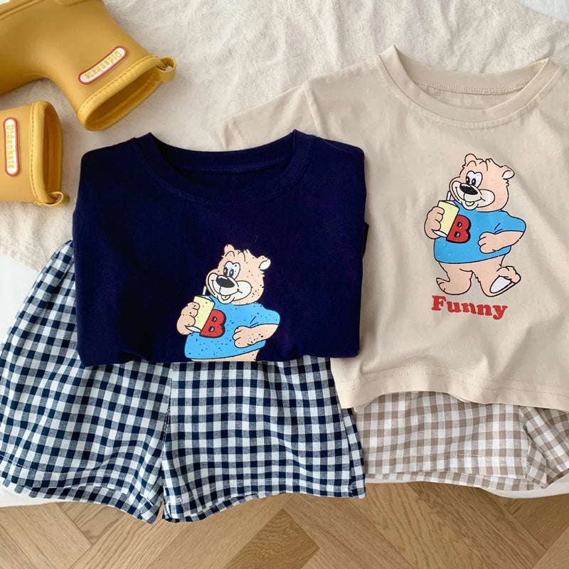 Popular Design Baby Boys T - shirt Suit Summer Clothes - View 3 | SAMAG