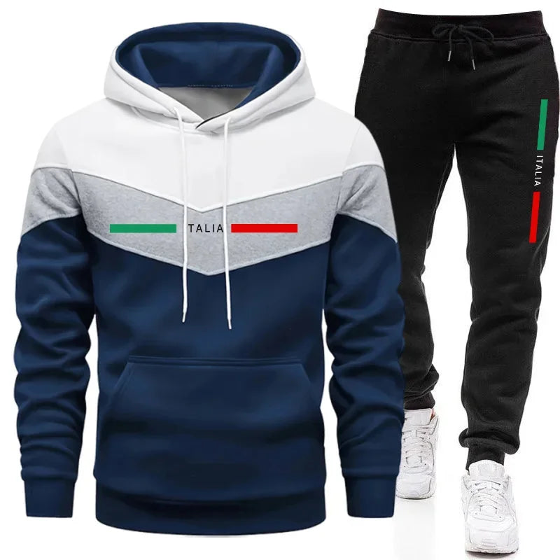 Casual Mens Tracksuit Print Sweatshirts Outdoors Fitness Sports Jogging Clothing Warm Single Piece Hoodie - View 7 | SAMAG