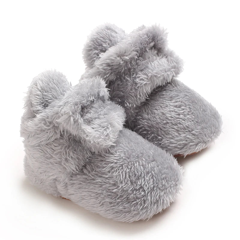 Winter Boots For Baby Boys And Girls Snow Soft Sole Anti Slip And Warm Flat Shoes Baby's First Walking Baby Shoes Boots 0-18
