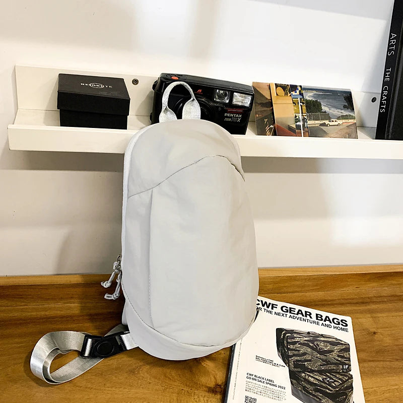 Crossbody Bag Men's Casual Chest Bag 2026 New Fashion Trendy Brand Small Shoulder Bag Women's Lightweight Sports Waist Bag Shoul