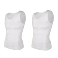 Compression Shirts Men Tummy Control Shapewear Compression Shirt Flat Belly Abdomen Slim Vest Waist Trainer Fitness Workout